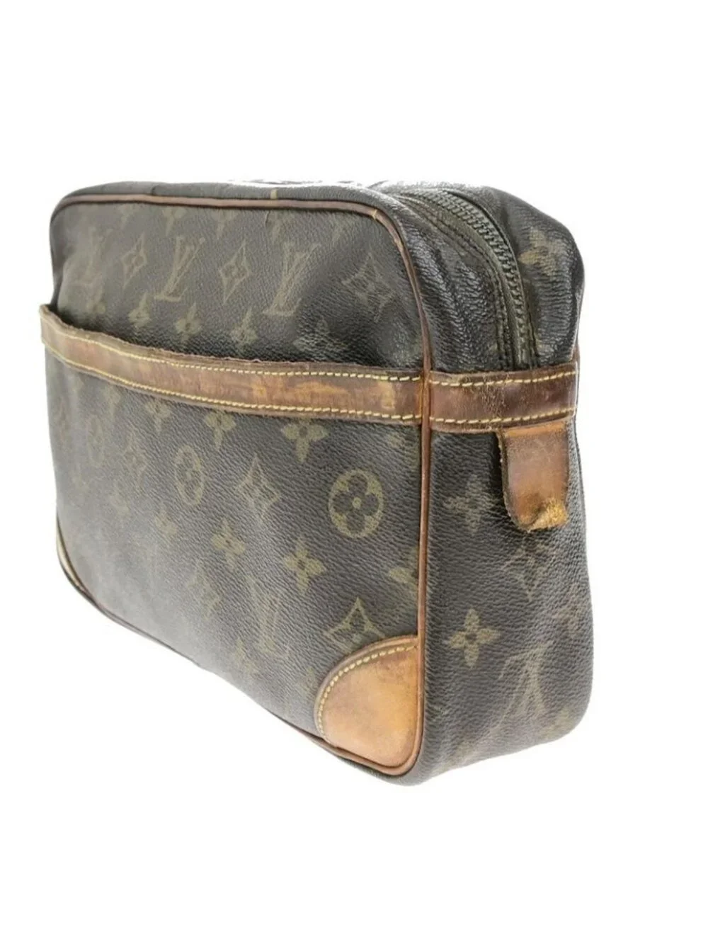 Louis Vuitton Clutch Bag Compiegne 28 Monogram 01 Bs167 - Picture 2 of 10